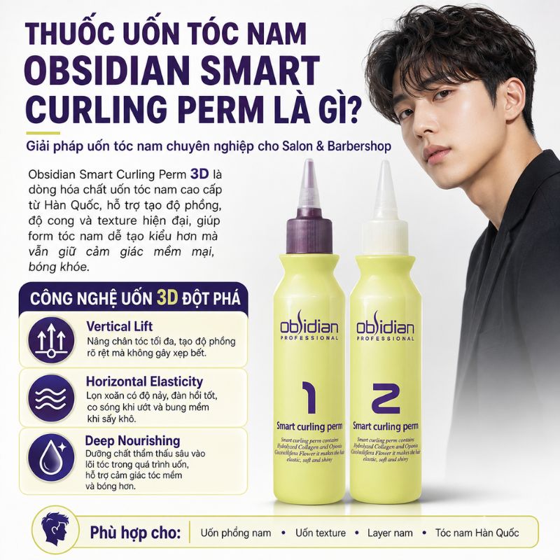 Thuốc uốn tóc nam 