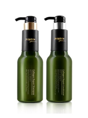 DẦU GỘI/XẢ COLLAGEN PHỤC HỒI TÓC (Sophia Platinum Collagen Repair Shampoo/Conditioner)