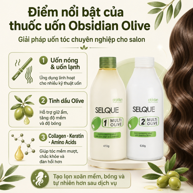 Thuốc uốn Obsidian Olive (2)