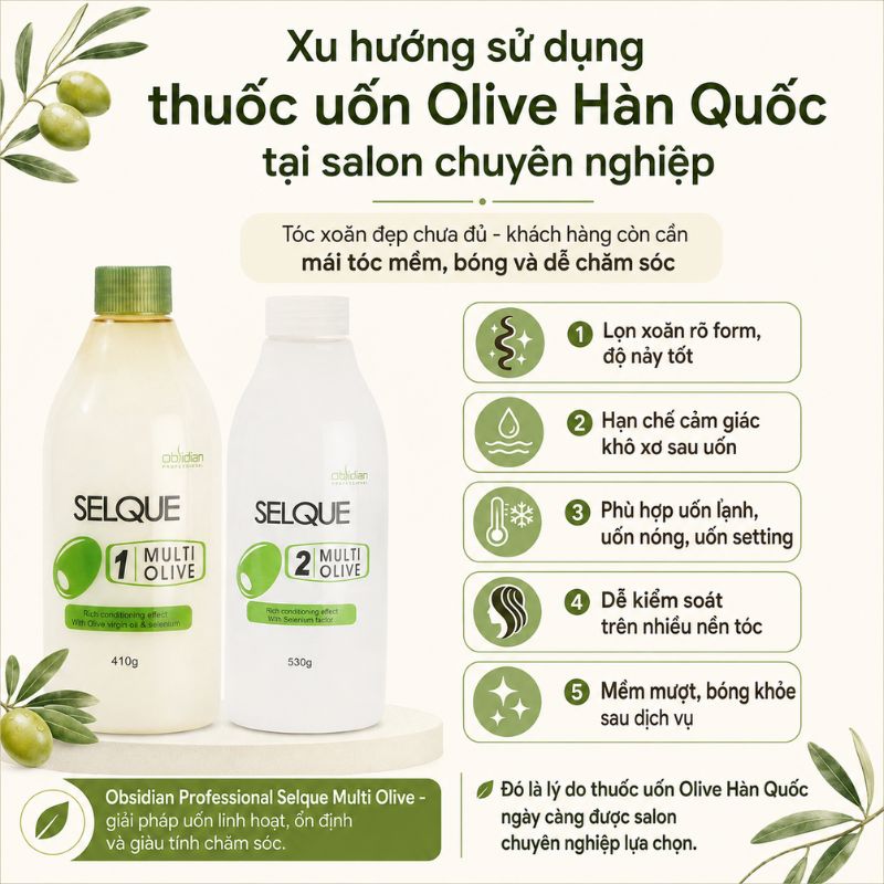 Thuốc uốn Olive Hàn Quốc