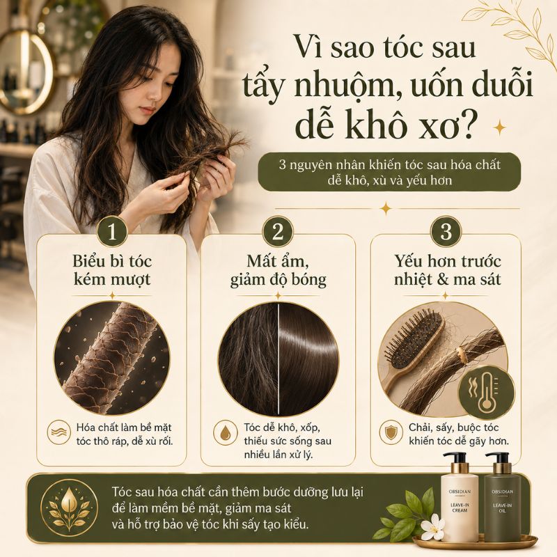 Nguyên nhân khiến tóc "nát"