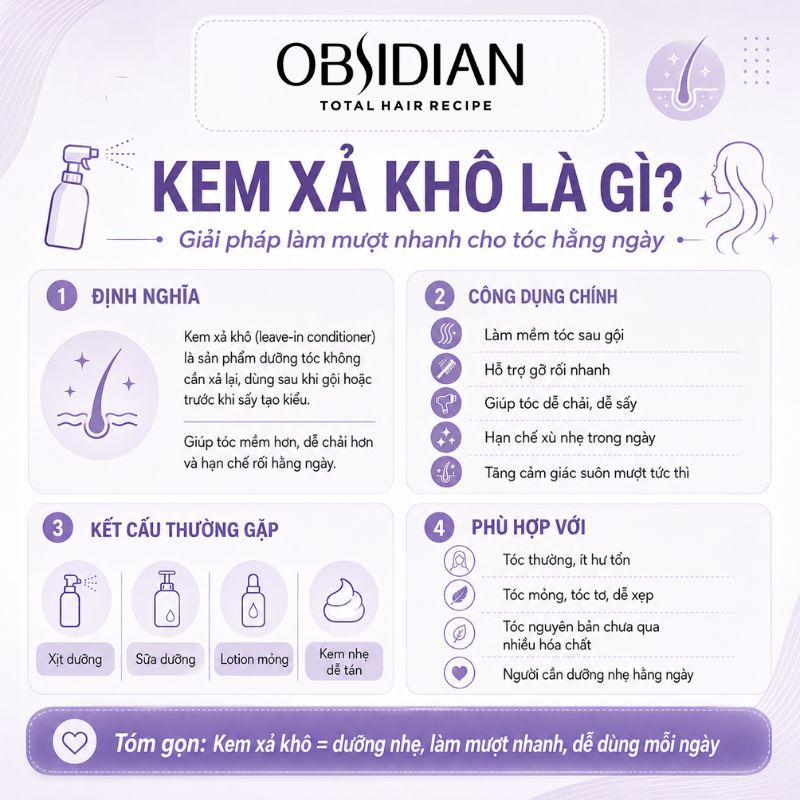 Kem xả khô là gì