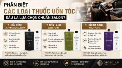 Phân biệt các loại thuốc uốn tóc