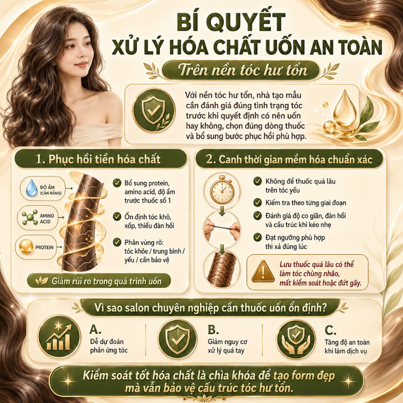 Bí quyết xử lý hóa chất uốn an toàn