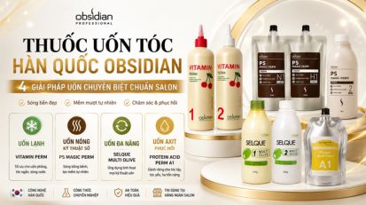 thuốc uốn tóc hàn quốc obsidian