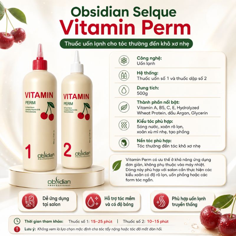 thuốc uốn tóc hàn quốc obsidian vitamin 