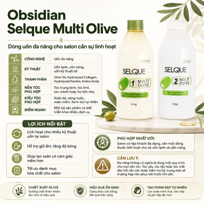 thuốc uốn tóc hàn quốc obsidian olive