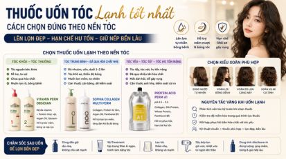 Thuốc uốn tóc lạnh tốt nhất