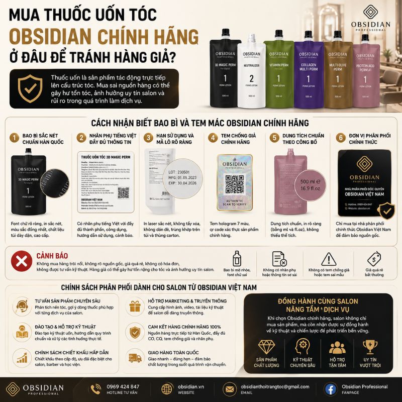 mua thuốc uốn tóc obsidian chính hãng ở đâu 