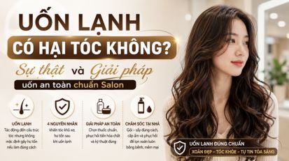 uốn lạnh có hại tóc không